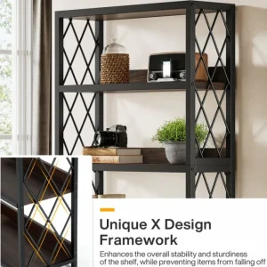 Tribesigns 67" Book Shelf, 5 - Tier Bookcase Storage Organizer with Open Shelves* Bookcases & Bookshelves | Bookcases & Bookshelves