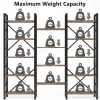 Tribesigns Bookshelf, Industrial Triple Wide 14 Shelves Etagere Bookcase* Bookcases & Bookshelves | Bookcases & Bookshelves