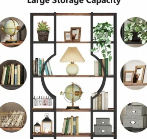 Tribesigns Bookshelf, 5-Tier Bookcase Shelving Unit for Home Office* Bookcases & Bookshelves | Bookcases & Bookshelves
