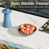 Tribesigns Coffee Table, 47" Faux Marble Cocktail Table with Geometric Frame* Coffee Tables