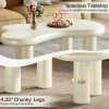 Tribesigns 45" Coffee Table, Modern Irregular Center Table Tea Table* Coffee Tables