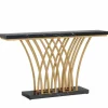 Tribesigns Console Table, 59 " Faux Marble Entryway Table with Geometric Metal Base* Console Tables | Console Tables