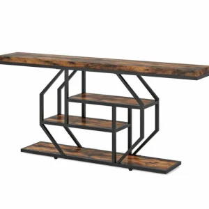 Tribesigns Console Table, 70.9 inch Sofa Table with 4 Tier Storage Shelves* Console Tables | Console Tables