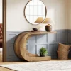 Tribesigns 43" Console Table, C - Shaped Modern Accent Table Hallway Table* Console Tables | Console Tables