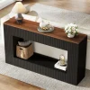 Tribesigns 55" Console Table, Wood Entryway Table Sofa Table with Storage* Console Tables | Console Tables