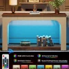 Tribesigns 55" Console Table, Wood Farmhouse 2-Tier Sofa Table with LED Lights* Console Tables | Console Tables