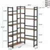 Tribesigns Corner Bookshelf, 8-Tier Industrial 70.8” Bookcase* Corner Shelves | Corner Shelves