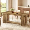 Tribesigns 63" Dining Table, Farmhouse Dining Room Table Kitchen Table for 4 - 6* Dining Tables