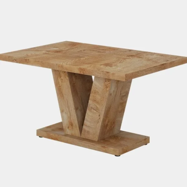 Tribesigns 47" Dining Table, Farmhouse Wooden Kitchen Dinner Table with Duty Pedestal* Dining Tables