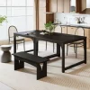 Tribesigns 41" Dining Table, Square Kitchen Dinner Table for 4 Person* Dining Tables