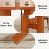 Tribesigns 47" Dining Table, Wood Round Kitchen Dinner Table For 4* Dining Tables