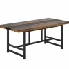 Tribesigns Dinning Table 6 People, 70" Home & Kitchen Table with Metal Frame* Dining Tables