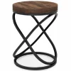 Tribesigns End Table, 26" Tall Round Sofa Side Table with Faux Marble Top* End & Side Tables