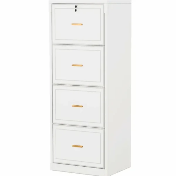 Tribesigns 51" File Cabinet, Vertical Filing Cabinet with 4 Storage Drawers* File Cabinets | File Cabinets