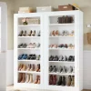 Tribesigns Freestanding Shoe Cabinet, 6-Tier Shoe Storage Rack* Shoe Racks & Cabinets | Shoe Racks & Cabinets