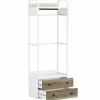 Tribesigns Hallway view of 's Freestanding Closet Organizer, Coat Rack with Drawers and Shelves.* Shoe Racks & Cabinets | Shoe Racks & Cabinets