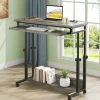Tribesigns Height Adjustable Desk, Rolling Standing Desk Portable Desk* Desks