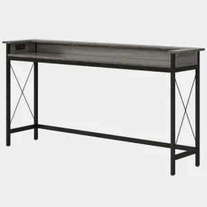 Tribesigns Industrial Console Table, 70.9" Sofa Table with Outlets and USB Ports* Console Tables | Console Tables
