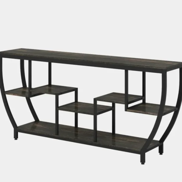 Tribesigns Industrial Console Table, 70.9" Entryway Sofa Table with Shelves* Console Tables | Console Tables