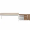 Tribesigns Industrial L - Shaped Desk, 71" Executive Desk with 47" Mobile File Cabinet* Desks