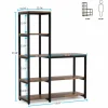 Tribesigns Kitchen Baker's Rack, 5-Tier Microwave Oven Stand Shelf* Baker's Racks | Baker's Racks
