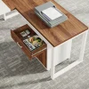 Tribesigns L-Shaped Desk, 70.8’’ Executive Desk with Mobile File Cabinet* Desks