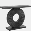 Tribesigns Modern Console Table 40" Wood Sofa Table with Geometric Base* Console Tables | Console Tables