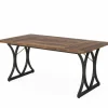 Tribesigns Modern Dining Table, Rectangle Kitchen Table Dinner Table for 6 People* Dining Tables