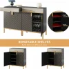 Tribesigns Modern Sideboard Buffet Kitchen Cabinet with Drawer & Removable Shelves* Sideboards & Buffets | Sideboards & Buffets