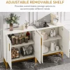 Tribesigns Modern Sideboard Buffet Storage Cabinet with Faux Marble Top* Sideboards & Buffets | Sideboards & Buffets