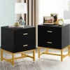 Tribesigns Nightstand, Modern Bed Side End Table with 2-Drawer* Nightstands