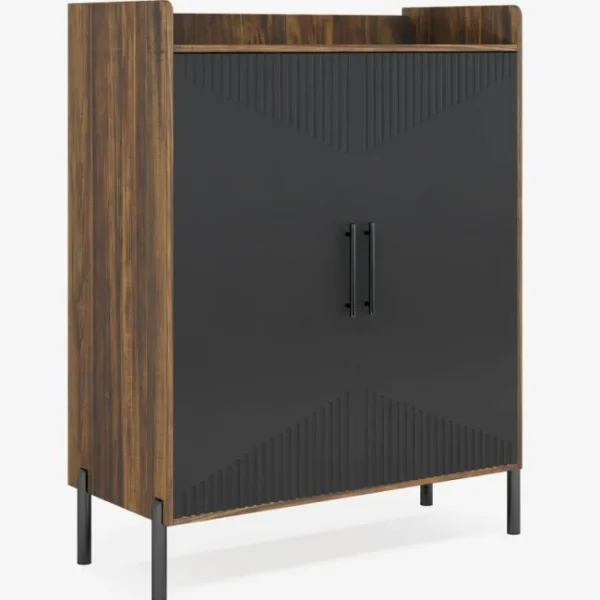 Tribesigns 30 Pairs Shoe Cabinet, 6-Tier Modern Shoes Rack Organizer with Doors* Shoe Racks & Cabinets | Shoe Racks & Cabinets