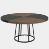Tribesigns Round Dining Table for 4 People, 47" Kitchen Table with Circle Metal Base* Dining Tables
