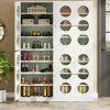 Tribesigns 70.8" Shoe Cabinet, 8 - tier Shoe Organizer with Doors* Shoe Racks & Cabinets | Shoe Racks & Cabinets