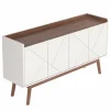 Tribesigns Sideboard Buffet, 55" Kitchen Buffet Cabinet Coffee Bar Table* Sideboards & Buffets | Sideboards & Buffets