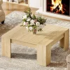 Tribesigns 38.8" Square Coffee Table, Wood Center Table Snack Table* Coffee Tables