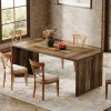 Tribesigns Wood Dining Table, 63" Rectangular Kitchen Dinner Table for 4 - 6* Dining Tables