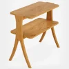 Tribesigns Wood End Table, Farmhouse Side Table with 2 - Tier Storage Shelf* End & Side Tables