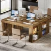 Tribesigns Wood Executive Desk, 63" Computer Desk Office Desk with Storage* Desks
