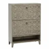 Tribesigns Wood Shoe Cabinet, Shoe Storage Organizer with 2 Flip Drawers* Shoe Racks & Cabinets | Shoe Racks & Cabinets